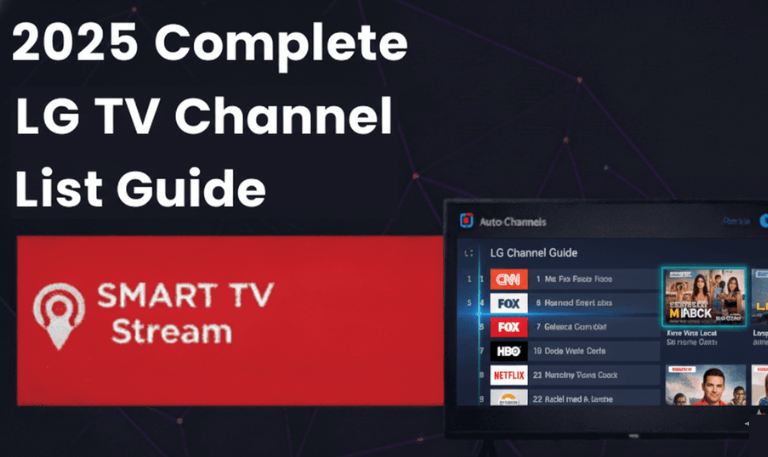 2025 Complete LG TV Channel List Guide How to Set Up