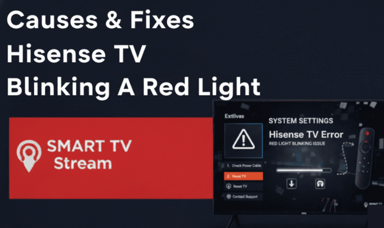 Hisense TV Blinking A Red Light 2025 Guide Causes