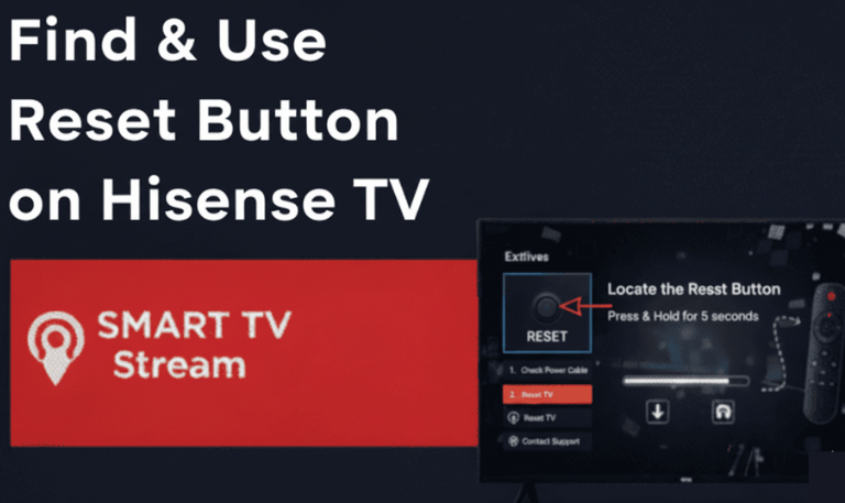 How to Find & Use Reset Button on Hisense TV [2025 Guide]