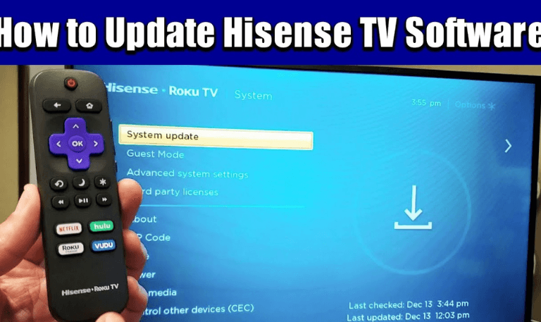 How to Update Hisense TV 2025 Firmware Update Guide