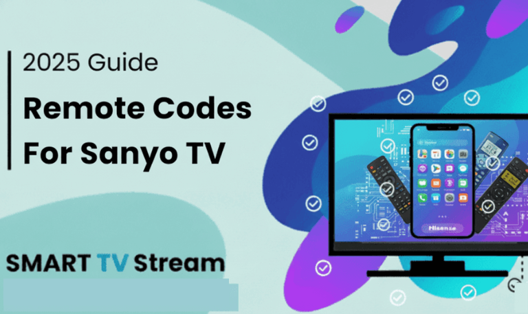 Program Universal Remote Codes for Sanyo TV [2025 Guide]