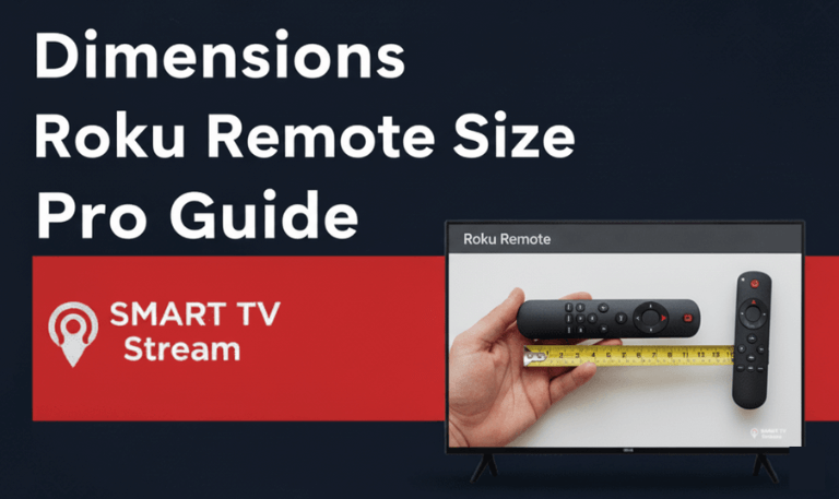 Roku Remote Size Guide Dimensions & Weight 2025 Pro Guide