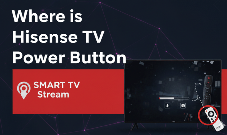 Where is Hisense TV Power Button 2025 Location & Fixes (4)